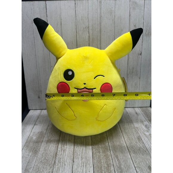 Original Squishmallow Pokémon Pikachu 2023 Nintendo Game Freak Plush 12" Tall - Picture 9 of 12
